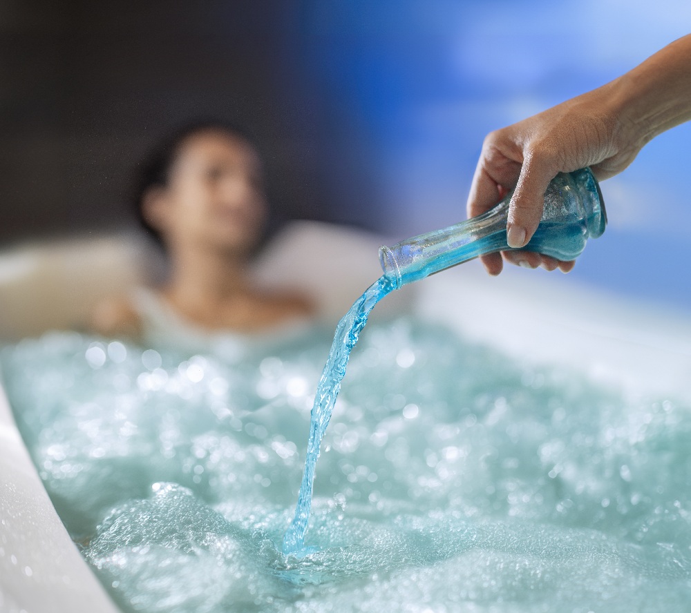 Bain aux algues femme